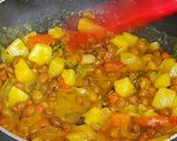A picture of step 5 of Aalu Chana Chaat Street Style Chaat.