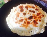 A picture of step 10 of Cheese chilli paratha.