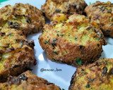 Foto del paso 6 de la receta: Tortitas de pan con bacalao y cebolla en airfryer
