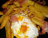 Foto del paso 7 de la receta: Huevo estrellado con jamón