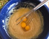 Saftiger Rhabarberkuchen mit weißer Schokolade Rezeptschritt 3 Foto