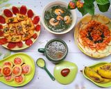 Hình bước làm 7 của món Cơm nhà nhiều món