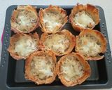 Foto del paso 9 de la receta: Cestas de masa filo rellenas de gambas y setas