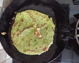 पालक पनीर पराठा (palak paneer paratha recipe in marathi) रेसिपी स्टेप 3 फोटो 