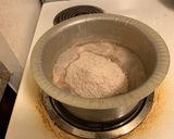 A picture of step 3 of Ragi Ball/Ragi Mude.