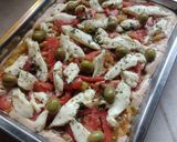 Foto del paso 1 de la receta: Pizza Integral de Zucchini -Sin Amasar-