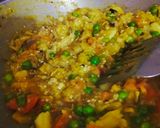 A picture of step 3 of Baigan bharta.