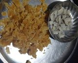 A picture of step 2 of Till & coconut gud patti (chikki).