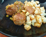 Foto del paso 7 de la receta: Albóndigas en salsa con guisantes