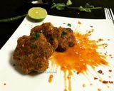 A picture of step 5 of Banana Stem & Rice Tikki.