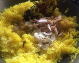 A picture of step 4 of Zarda(yellow methe chawal).