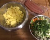 Kartoffel-Eintopf mit Chipolata Rezeptschritt 1 Foto