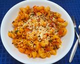 A picture of step 4 of Red Sauce Pasta.