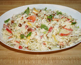 A picture of step 2 of Cabbage salad with apples and pecan nuts.