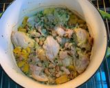 A picture of step 5 of Coconut Chicken and Rice.