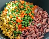 Foto del paso 3 de la receta: RISONI(Orzo)con Tocineta🥓y Vegetales...!