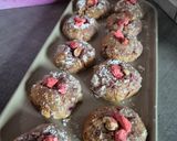 Une image de l'étape 6 de Amaretti aux framboises.