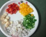 A picture of step 2 of Cheesy Butterfly (Farfalle) Pasta.