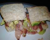 Bacon, avo & cheese sandwich