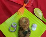 A picture of step 5 of Spinach Cutlets.