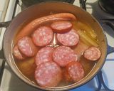 Une image de l'étape 8 de Petit Salé aux Lentilles.