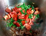 A picture of step 2 of Masala rice.