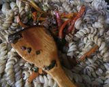 Foto del paso 3 de la receta: Salteado de pastas carne y verduras..🍆🍅🌽🍝