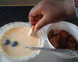A picture of step 5 of Custard & croutons.
