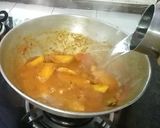 A picture of step 2 of Potato Rahu Fish Curry.