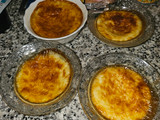 Flanes sabor vainilla y naranja en airfryer