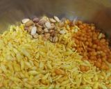 A picture of step 3 of Mumbai style suki bhel.