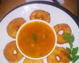 A picture of step 2 of SambarVada.
