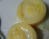 Hình bước làm 2 của món Món cho bé_Đậu hũ hấp trứng cút sốt dầu hào