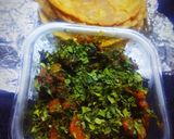 A picture of step 6 of Methi Gajar.