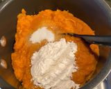 Hình bước làm 3 của món Pumpkin Pudding Tart(bánh tart bí đỏ)