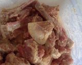 A picture of step 1 of Mutton steam.