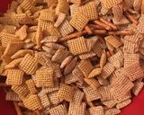 A picture of step 3 of 1952 original Chex party mix#mycookbook.