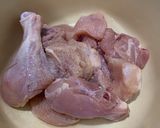 A picture of step 1 of Chicken Makhni Handi.
