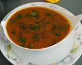 A picture of step 8 of Kathiyawadi aloo matar ki sabzi.