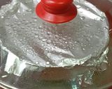 A picture of step 4 of Mango Bhapa Doi.