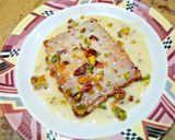 A picture of step 2 of Rubri shahi tukre.