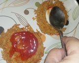 A picture of step 8 of Aloo and chicken burger without bun.