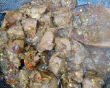 A picture of step 4 of Sauted Liver and Potato.