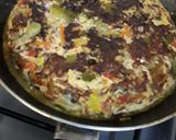 Foto del paso 5 de la receta: Tortilla de lentejas, zapallitos y berenjenas