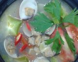 Hình bước làm 5 của món Canh nghêu nấu khế