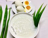 Hình bước làm 2 của món Cháo Trắng Trứng Vịt Muối