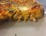 Une image de l'étape 6 de Quiche au potimarron.