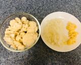 A picture of step 1 of Creamy Cauliflower Soup.
