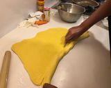 A picture of step 5 of Pumpkin Chapati.