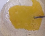 A picture of step 1 of Pear and chocolate chip cake 🍐.